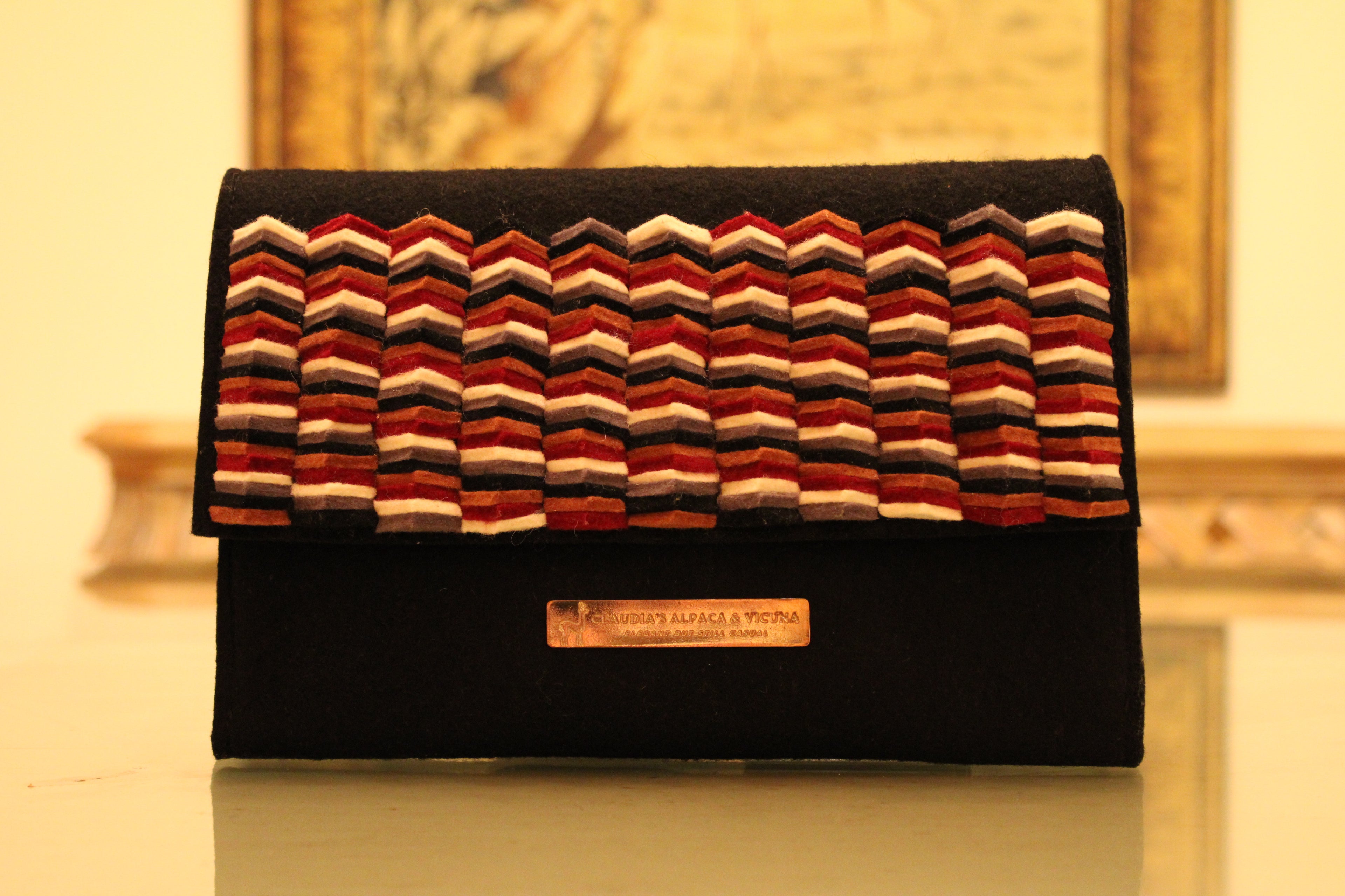 Crossbody Clutch Purse (ARIANA) - Claudia's Alpaca & Vicuna