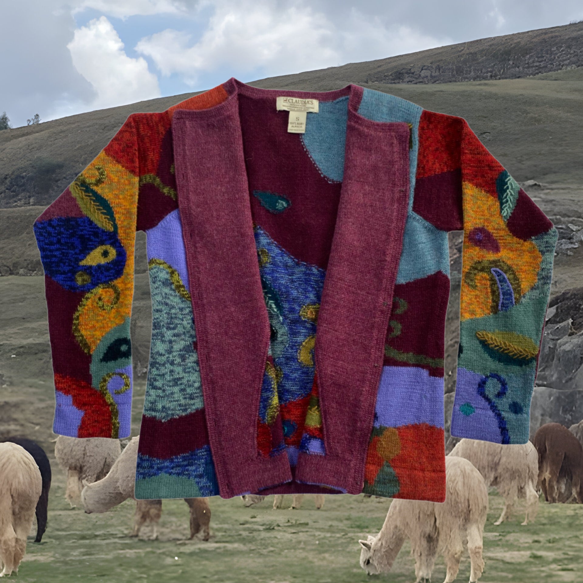 Elegant alpaca sweater for women made with 100% Baby Alpaca fiber from Peru